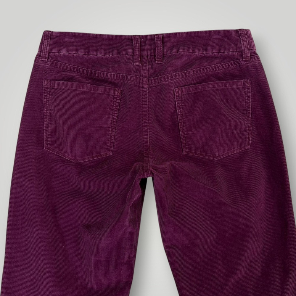 J.Crew Corduroy Pants Womens Size 8R Purple Bootcut Stretch 32.5 Inseam Casual - Picture 7 of 8